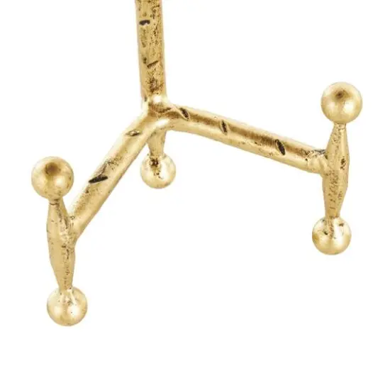 Gold Metal Slim Display Easel with Ball Accent Set {7}