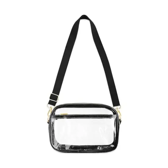 Black Lined Clear Toaster Bag by Make Market&reg; {1}