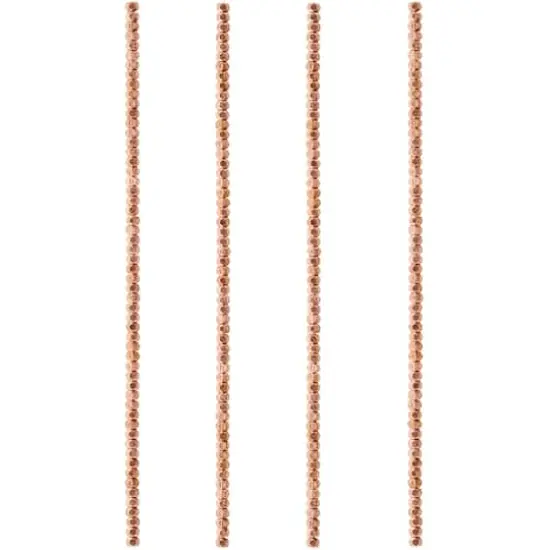 Metal Faceted Rondelle Beads, 2mm by Bead Landing&trade; Rose Gold {4}
