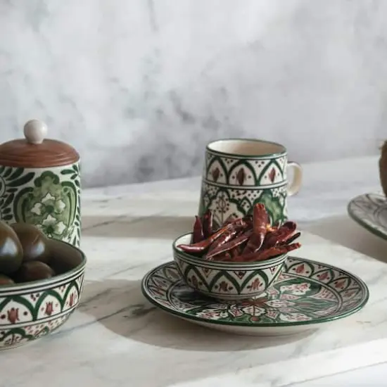 Hello Honey&reg; 7.5" Botanical Bliss Stoneware Plates, 4ct. {4}