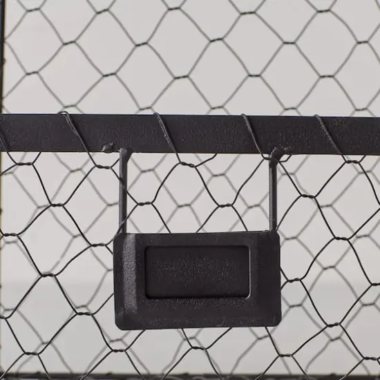 DII&reg; Black Farmhouse Chicken Wire Organizer {4}