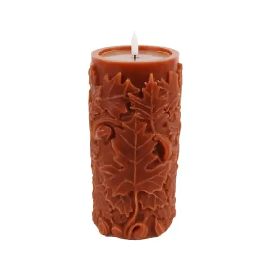 8" Fall Leaf LED Pillar Candle by Ashland&reg; Maple Leaf {5}