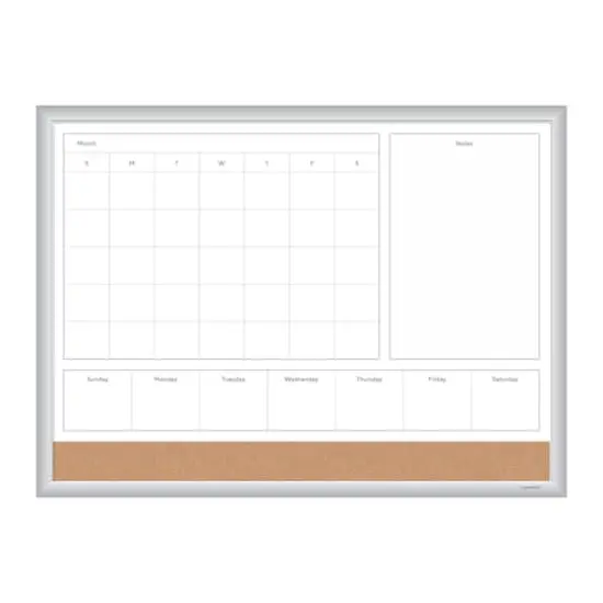 U Brands 24" x 18" 4N1 Magnetic Combo Board {1}
