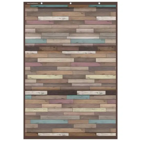 Teacher Created Resources Reclaimed Wood Large 6 Pocket Chart {1}