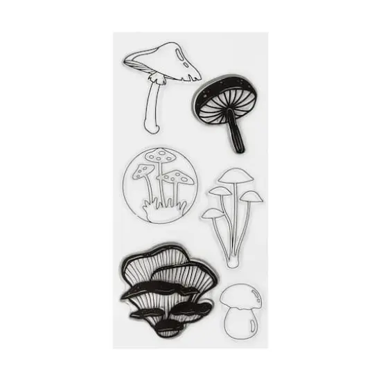 Mushroom Clear Stamps, 6ct. by Recollections&trade; {1}