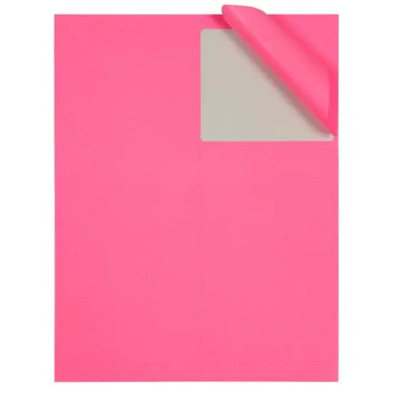 JAM Paper Adhesive Shipping Labels, 3.33" x 4" Ultra Pink {5}