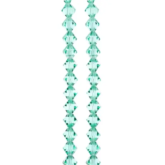 Preciosa Glass Crystal Bicone Beads, 6mm by Bead Landing&trade; Caribbean Sea {1}