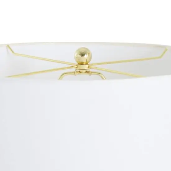 Hello Honey&reg; Mid-Century Modern Tripod Wood Floor Lamp with Linen Shade Natural {8}