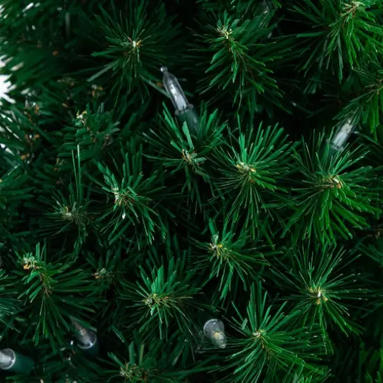 7ft. Pre-Lit Green Cactus Artificial Christmas Tree, Clear Micro LED Lights {7}