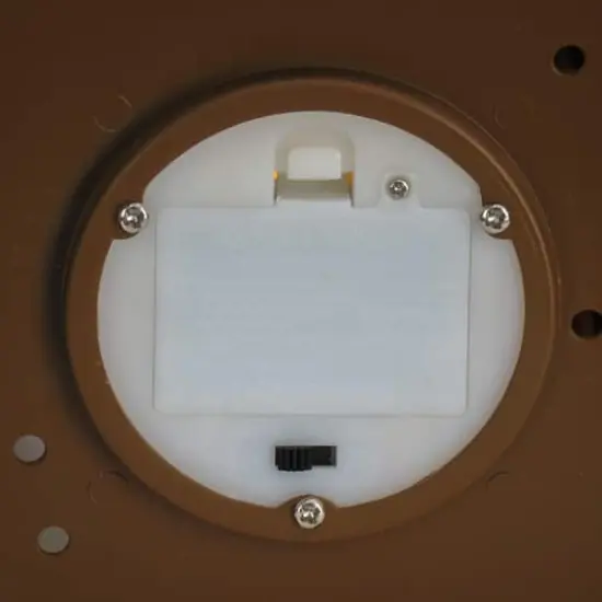 14" Battery-Operated LED Harvest Lantern with Sunflower {6}