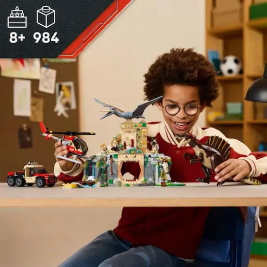 LEGO&reg; Jurassic World Spinosaurus & Quetzalcoatlus Air Mission Dinosaur Toy 76976 {5}