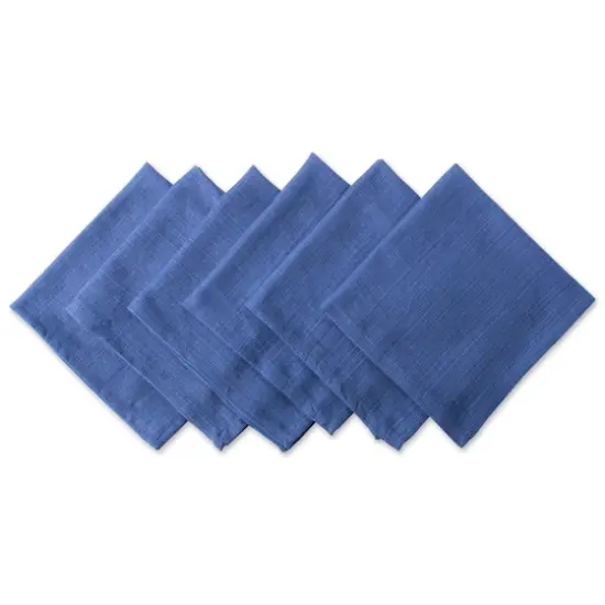 DII&reg; Variegated Napkin Set, 6ct. Nautical Blue {1}