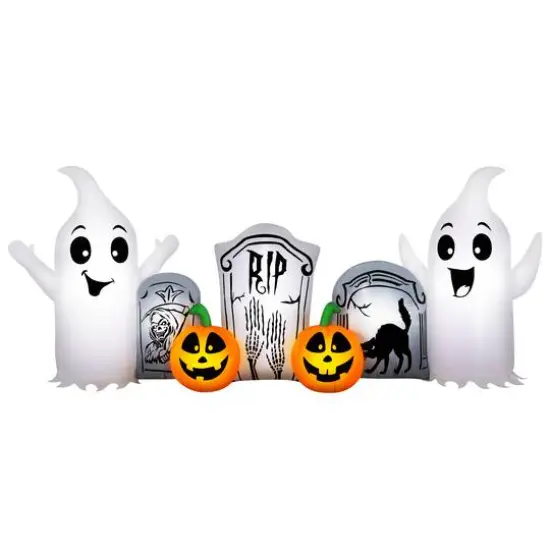 Occasions Airflowz 8ft. Inflatable Ghost & Tombstone Scene {1}