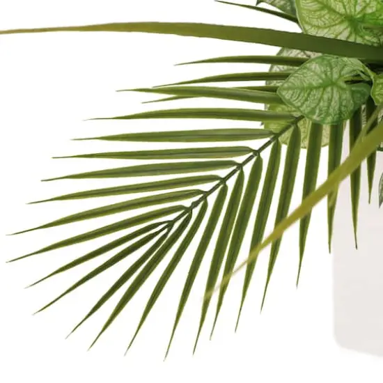 5ft. Artificial Tarovine Tree in White Decorative Pot {8}