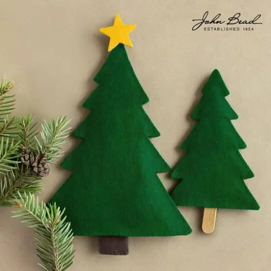 John Bead9" x 12" Acrylic Craft Felt Sheets, 25ct. Green {3}