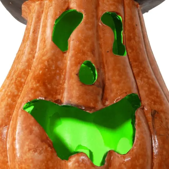 8" Jack-O-Lantern LED Decoration {4}