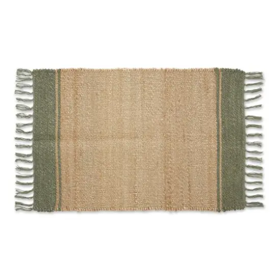 DII&reg; Artichoke With Natural Jute Stripes Hand-Loomed Rug, 2ft. x 3ft. {1}