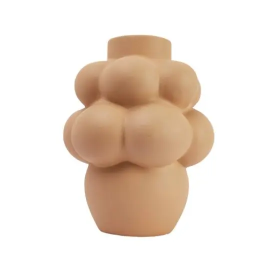 Hello Honey&reg; Bloomingville 14.5" Sand Finish Stoneware Formed Bubble Vase {6}
