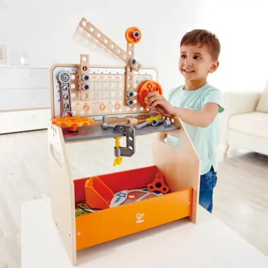 Hape Junior Inventor Discovery Scientific Workbench Set {3}