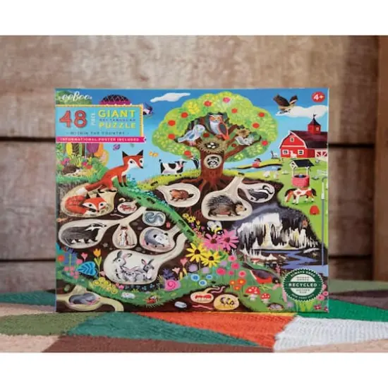 eeBoo Within the Country 48 Piece Giant Floor Jigsaw Puzzle {5}