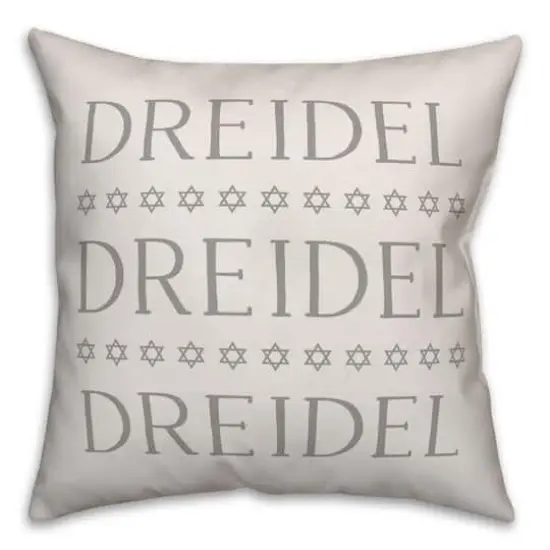 Dreidel Driedel Driedel 18x18 Spun Poly Pillow {3}