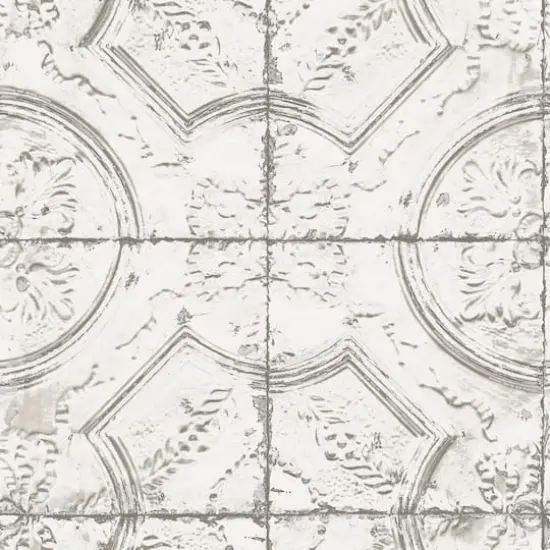 InHome Newport Tin Tile Peel & Stick Wallpaper {1}