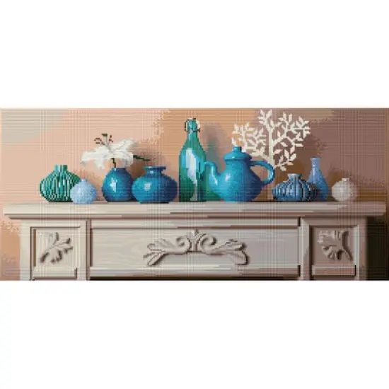 Diamond Dotz&reg; Intermediate Home D&eacute;cor Diamond Art Painting Kit {1}