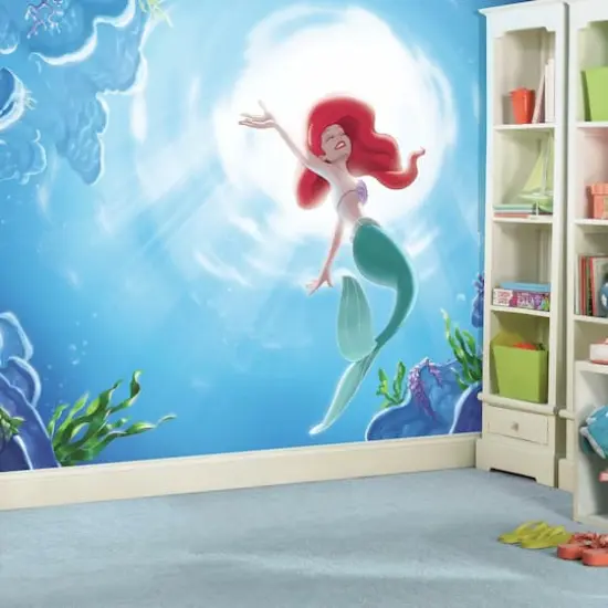 Disney&reg; The Little Mermaid XL Chair Rail Prepasted Mural {3}