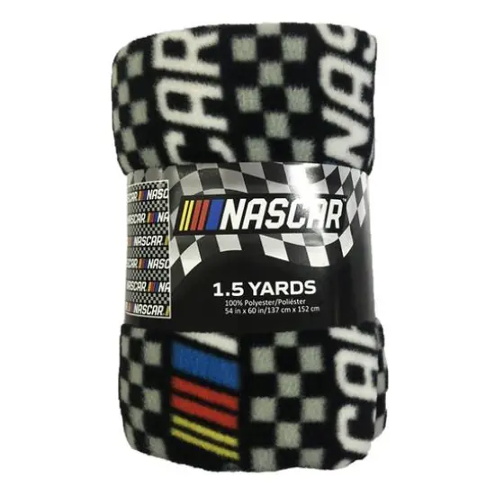 Camelot Fabrics Nascar Logo Fleece Precut Set {1}