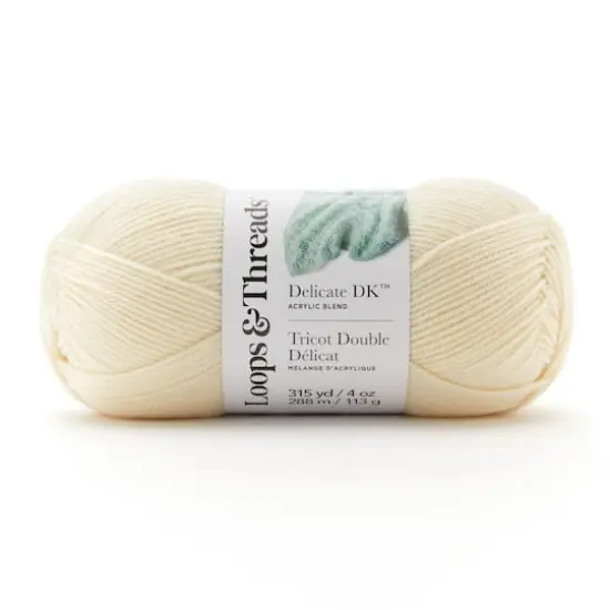 Delicate DK&trade; Yarn by Loops & Threads&reg; Winter White {1}