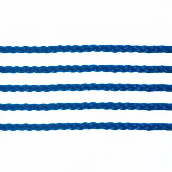 John Bead 4mm Braided Macram&eacute; Cord, 70yd. Royal Blue {3}