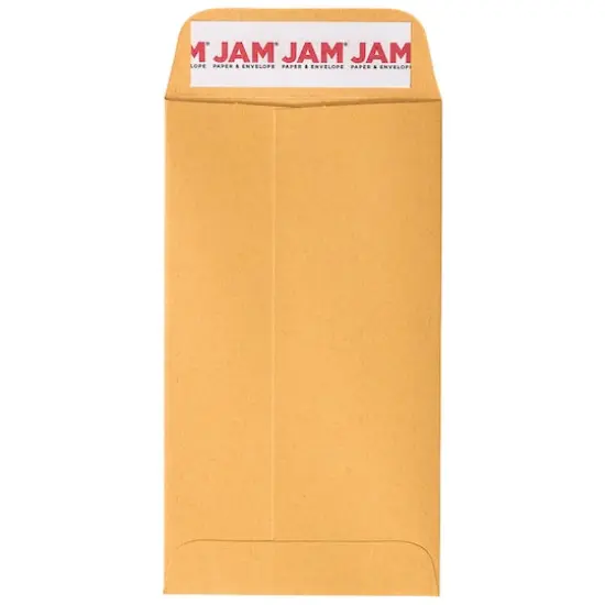 JAM Paper Brown Kraft Manila Coin Business Recycled Envelopes {1}