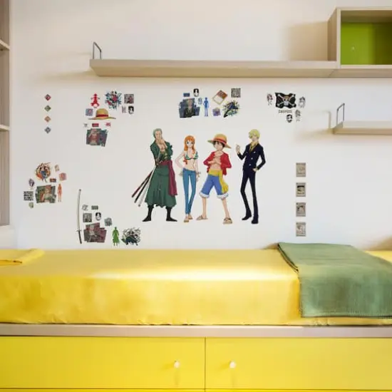 RoomMates One Piece Straw Hat Crew Peel & Stick Wall Decals {4}