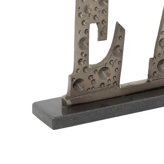 13" Silver Bar Industrial Decorative Sign {5}