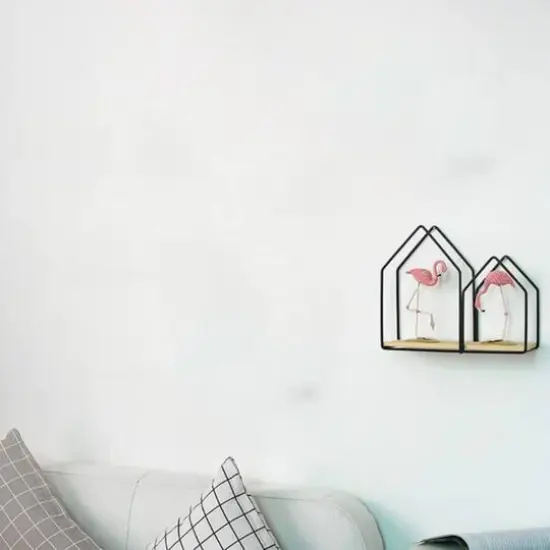 Houses Wall Hanging Bathroom Storage Black {6}