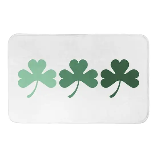 Ombre Shamrock Horizontal Bath Mat 34" x 21" Bath Mat {1}
