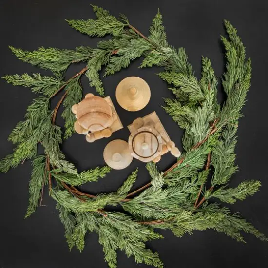 Hello Honey&reg; 7ft. Faux Cedar Garland {5}