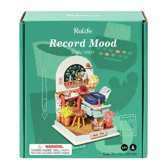 Rolife&reg; Record Mood DIY Miniature Kit {6}