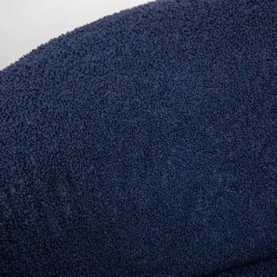 Hello Honey&reg; Bowery Boucle Upholstered Accent Arm Chair Dark Blue {4}