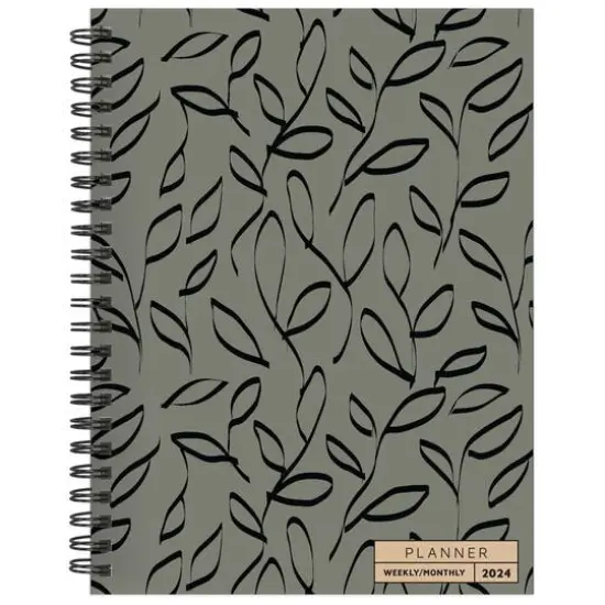 TF Publishing 2024 Leaflet Medium Weekly Monthly Planner {1}