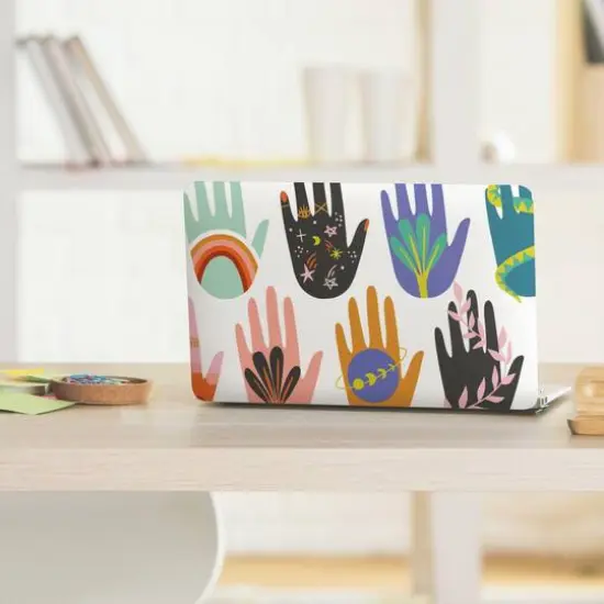 RoomMates Hamsa Peel & Stick Wallpaper White/Purple {11}