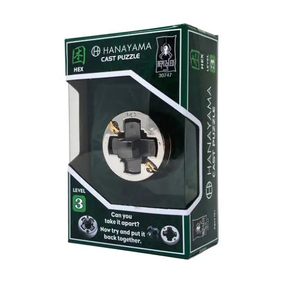 Hanayama Level 3 Cast Puzzle - Hex {3}