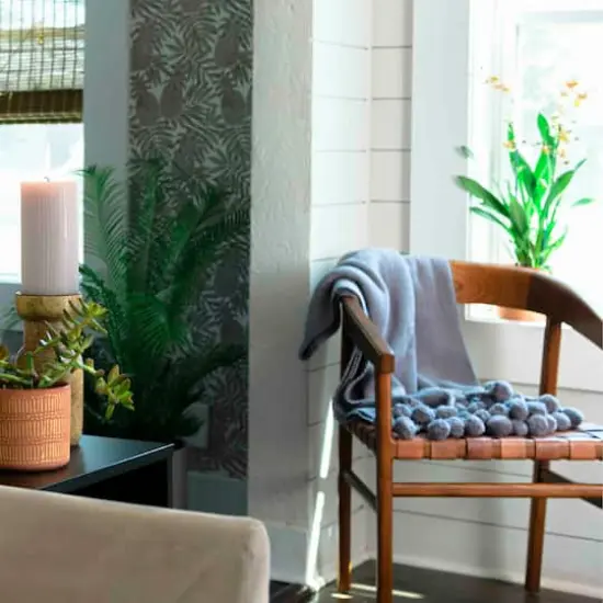 Hello Honey&reg; Woven Cotton Pom Pom Throw Gray {4}