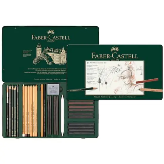Faber-Castell Pitt Monochrome 33-Piece Set {3}
