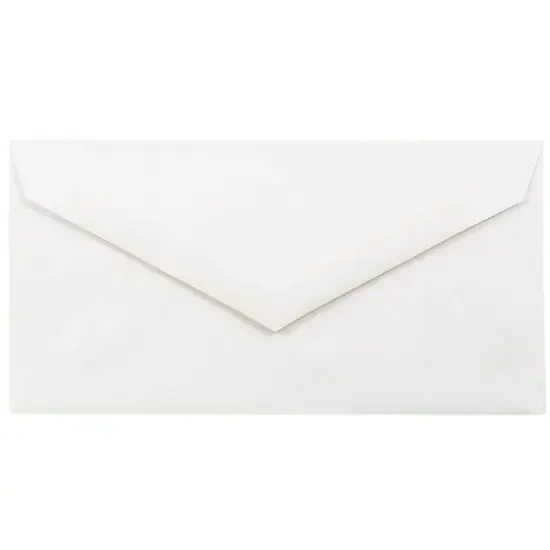 JAM Paper 3.875" x 7.5" Bright White Wove Monarch Strathmore Invitation Envelopes, 50ct. {1}