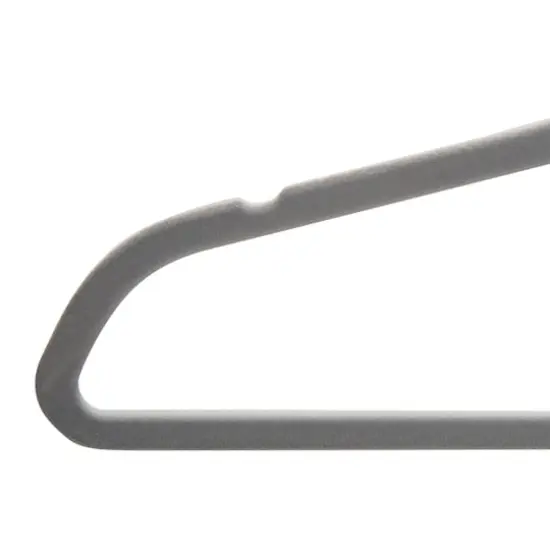Simplify Kids Velvet Hangers, 100ct. Light Gray {8}