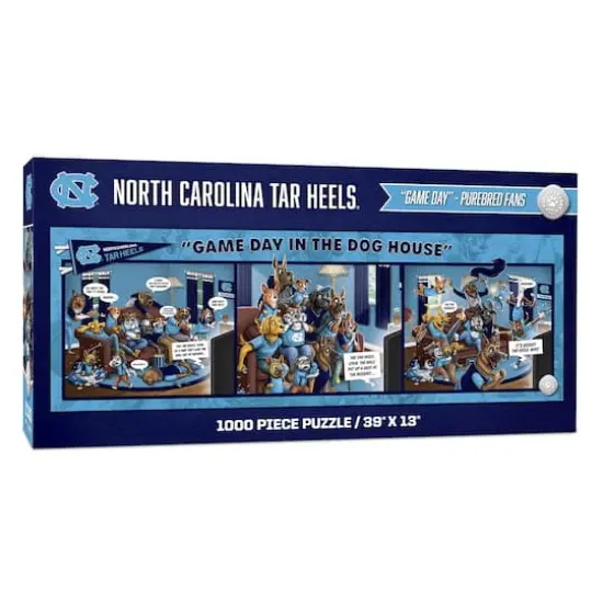 College Game Day in the Dog House 1,000 Piece Puzzle North Carolina Tar Heels {1}