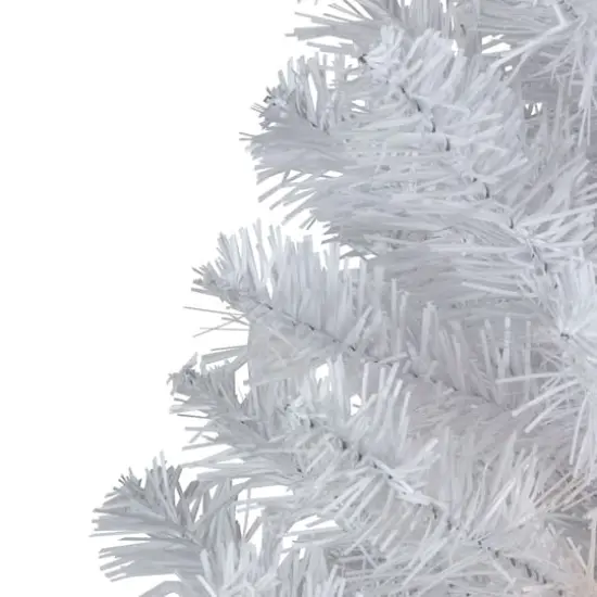 3ft. Pre-Lit Snow White Artificial Christmas Tree, Clear LED Lights {6}