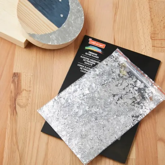 Premium Silver Flakes by Craft Smart&reg; {3}