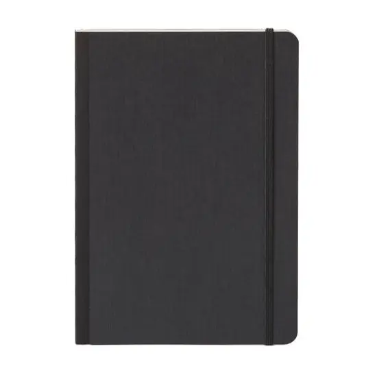 Fabriano&reg; EcoQua Plus A5 Lined Fabric-Bound Notebook Black {5}